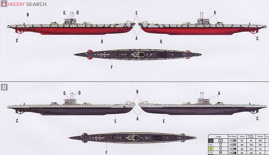 ドイツ海軍 Uボート IXB (新金型) (プラモデル) 画像一覧