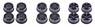 Carbon Wheel Set (Low-Height) (Mini 4WD)