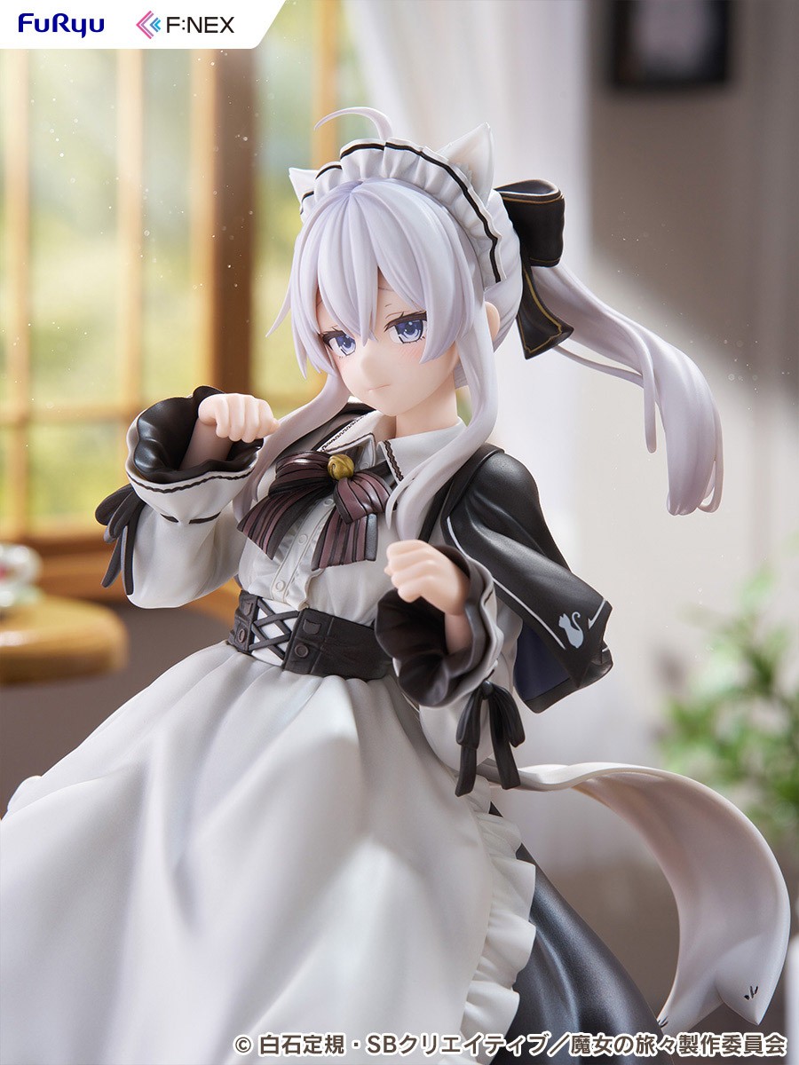 《魔女之旅》伊蕾娜化身貓娘!F:NEX 推出「貓耳喫茶 ver.」1/7 比例公仔,特典附贈害羞替換表情 12 《魔女之旅》伊蕾娜化身貓娘!F:NEX 推出「貓耳喫茶 ver.」1/7 比例公仔,特典附贈害羞替換表情