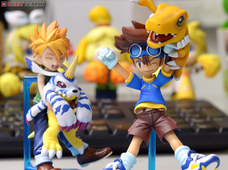 デジモン G.E.M フィギュア 八神太一&アグモン　石田ヤマト&ガブモン 初回特典付】G.E.M.シリーズ デジモンアドベンチャー 石田ヤマト