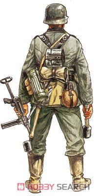 ドイツ軍兵士プラモデル完成品 WW.II ドイツ軍歩兵 (プラモデル) - ホビーサーチ ミリタリープラモ