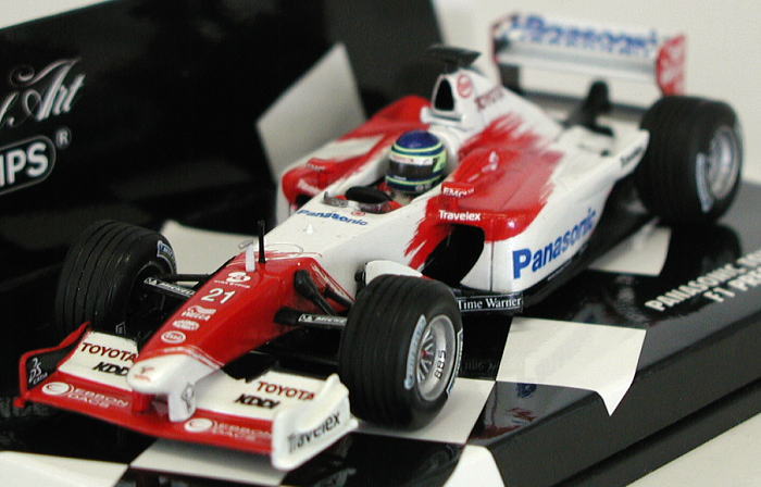 パナソニック トヨタ レーシング 2003 プレゼンテーション Ver. (ダ・マッタ) (ミニカー) 画像一覧