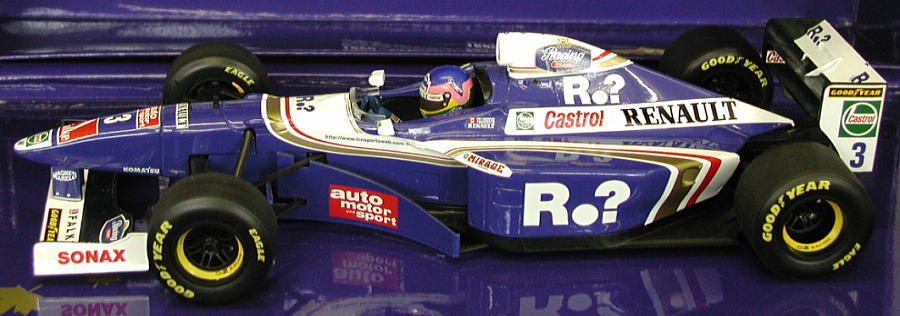 ウイリアムズ FW19 (J.ヴィルヌーブ/1997ワールドチャンピオン)★限定ボックス入り (ミニカー) 画像一覧
