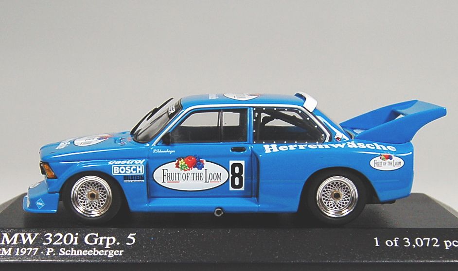 PMA 1/18 BMW 320i DRM Fruit of the Loom