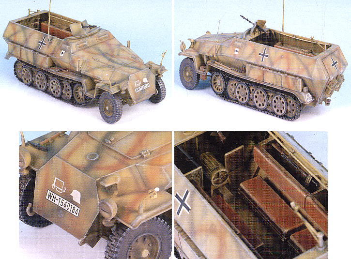 WW.II ドイツ軍 Sd.Kfz.251/1 Ausf.C 装甲兵員輸送車 プラモデル