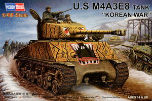 U.S.M4A3E8 Tank Korean War (Plastic model)
