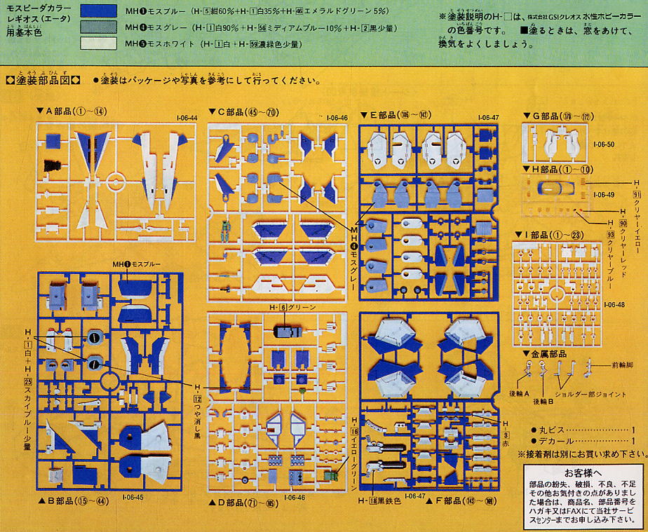 Legioss[Eta] (Plastic model) 塗装1