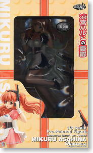 Asahina Mikuru Waitress Ver. Miyazawa Model Ver. (Black) (PVC Figure) パッケージ1