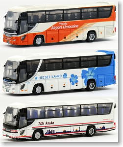 ダイキャストバスシリーズ アソートA (6台セット) (ミニカー