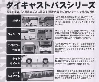 ダイキャストバスシリーズ アソートC (6台セット) (ミニカー) - ホビー 