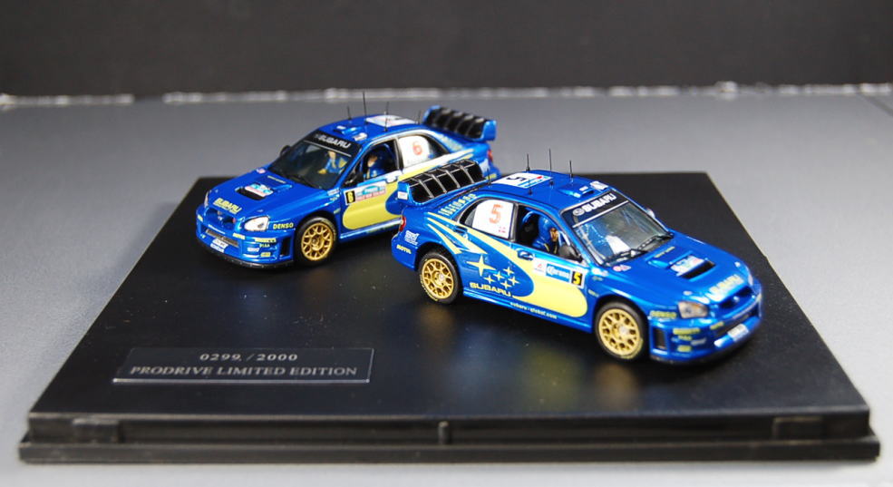 （限定）スバル WRT インプレッサWRC2005 2台セット スバル インプレッサ WRC2005 2台セット (ミニカー) - ホビー