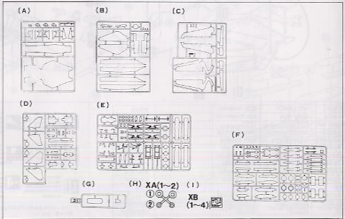 GRUMMAN F-14A Alicat (Plastic model) 設計図4