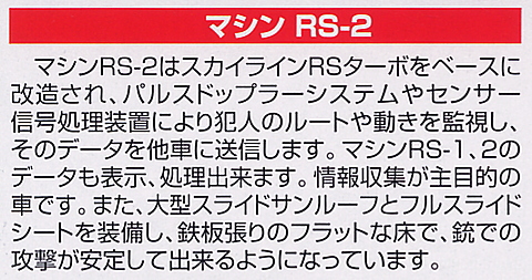 マシン RS-2 (プラモデル) 解説1