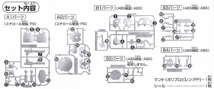 ダークケロロ (プラモデル) 設計図4