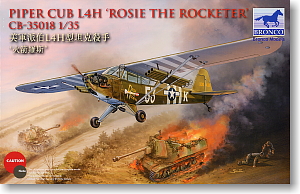 The U.S. Piper Cub L-4H Rosie The Rocketer (Plastic model)