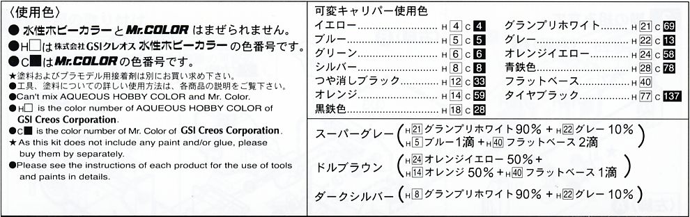 可変無限キャリバー (プラモデル) 塗装1