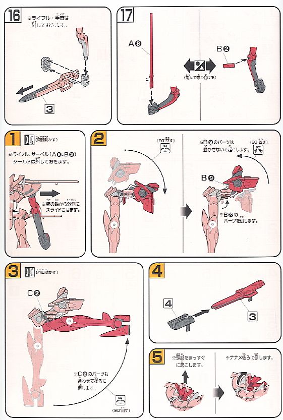 サーシェス専用 AEUイナクトカスタム (HG) (ガンプラ) 設計図5