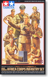 WWII ドイツ アフリカ軍団歩兵セット (プラモデル) - ホビー