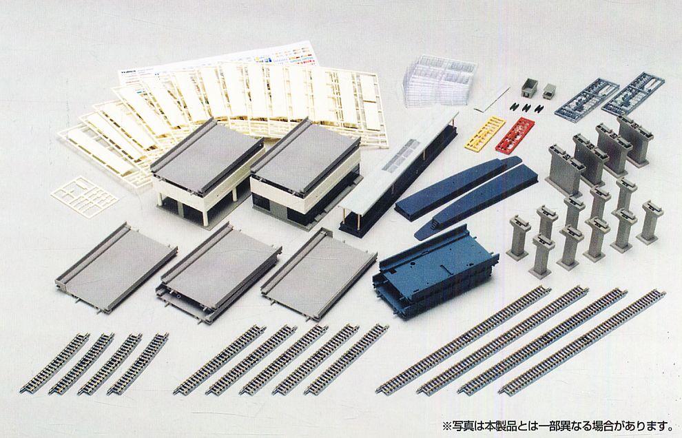 TOMIX 高架複線駅セット 91072 HBパターン 高架複線階層駅セット(レールパターンHB-B) ｜製品情報｜製品