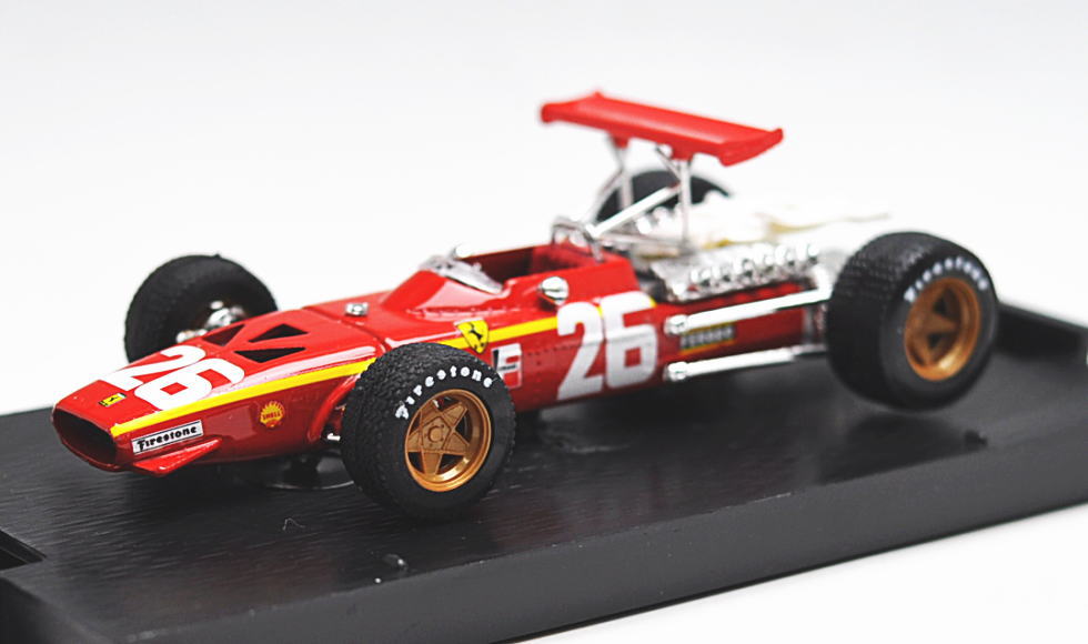 フェラーリ 312 F1 1968年フランスGP 1位 #26 J. Ickx (ミニカー