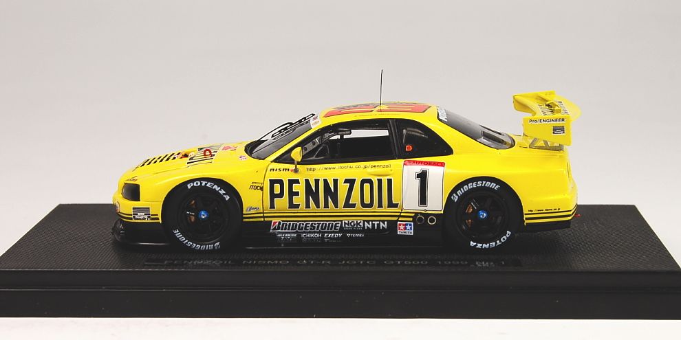 JGTC1999 PENNZOIL ニスモ GT-R (No.1/イエロー) ミニカー｜ホビーサーチ