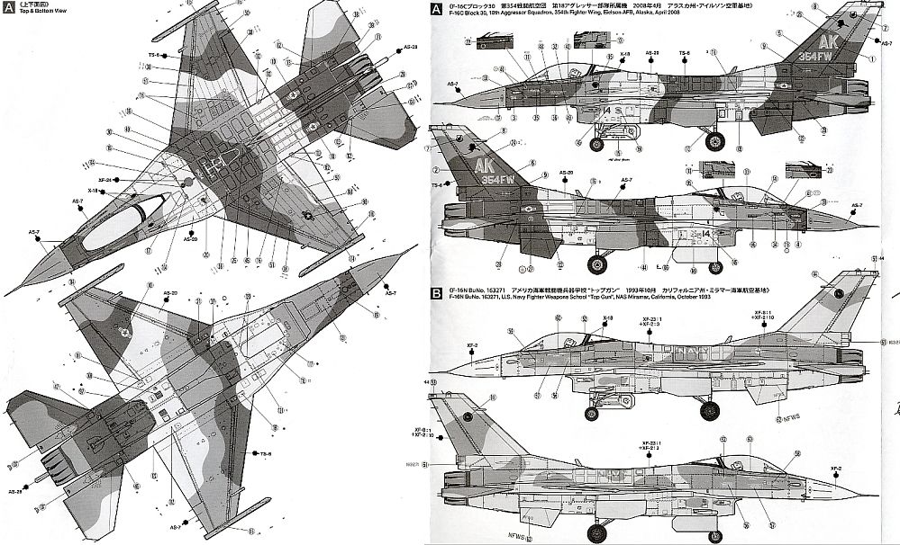 F-16C/N `アグレッサー/アドバーサリー` (プラモデル) - ホビー