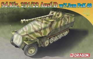 Sd.Kfz.251/22 Ausf.D w/7.5cm PaK40 (Plastic model 
