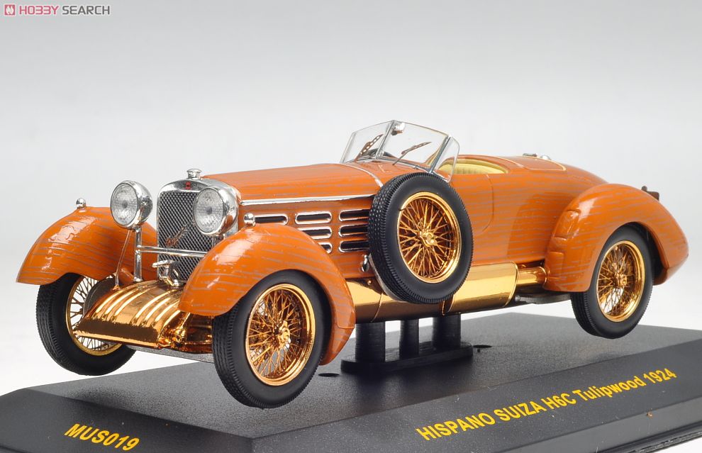 【完成品】1/43 イスパノスイザ ニューポート 1924 チューリップウッド イスパノ スイーザ H6 “チューリップウッド” (1924) (ウッドイフェクト