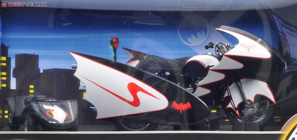 【中古】【非常に良い】MATTEL 1/12 66バットサイクル (TVシリーズバージョン) 完成品