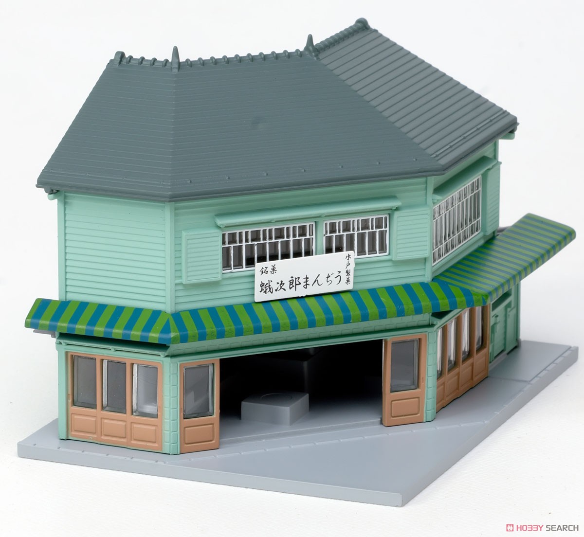 DioTown 木造建築の角店1 (板張り・右) (伝統ある和菓子店) 鉄道模型