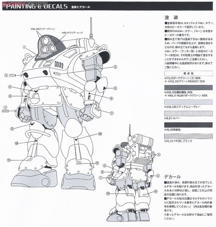 スタンディング・トータス ペールゼン・ファイルズ版 (プラモデル