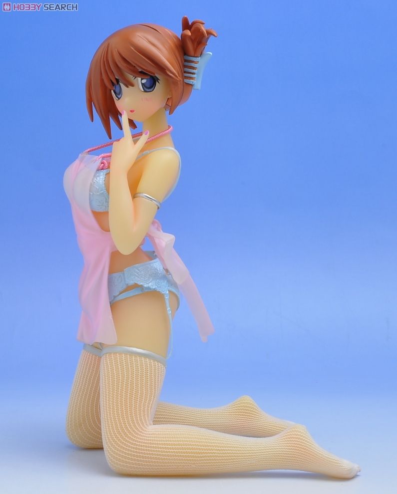 Komaki Manaka Under Wear & Apron Ver. Pastel Blue (PVC Figure) 商品画像5