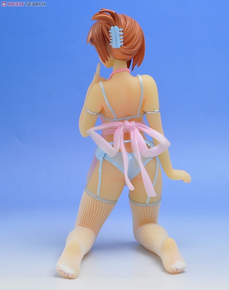 Komaki Manaka Under Wear & Apron Ver. Pastel Blue (PVC Figure) 商品画像7