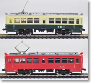 東急たまでん デハ80形 `初期/赤電塗装` (2両セット) (鉄道模型 