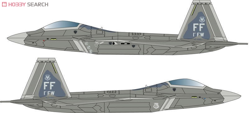 アメリカ空軍戦闘機 F-22A ラプター横田基地 2009 デカール