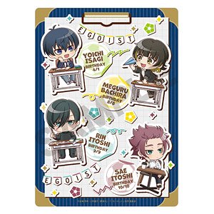 ブルーロック 下敷き ブルー ぷちクラ (キャラクターグッズ)