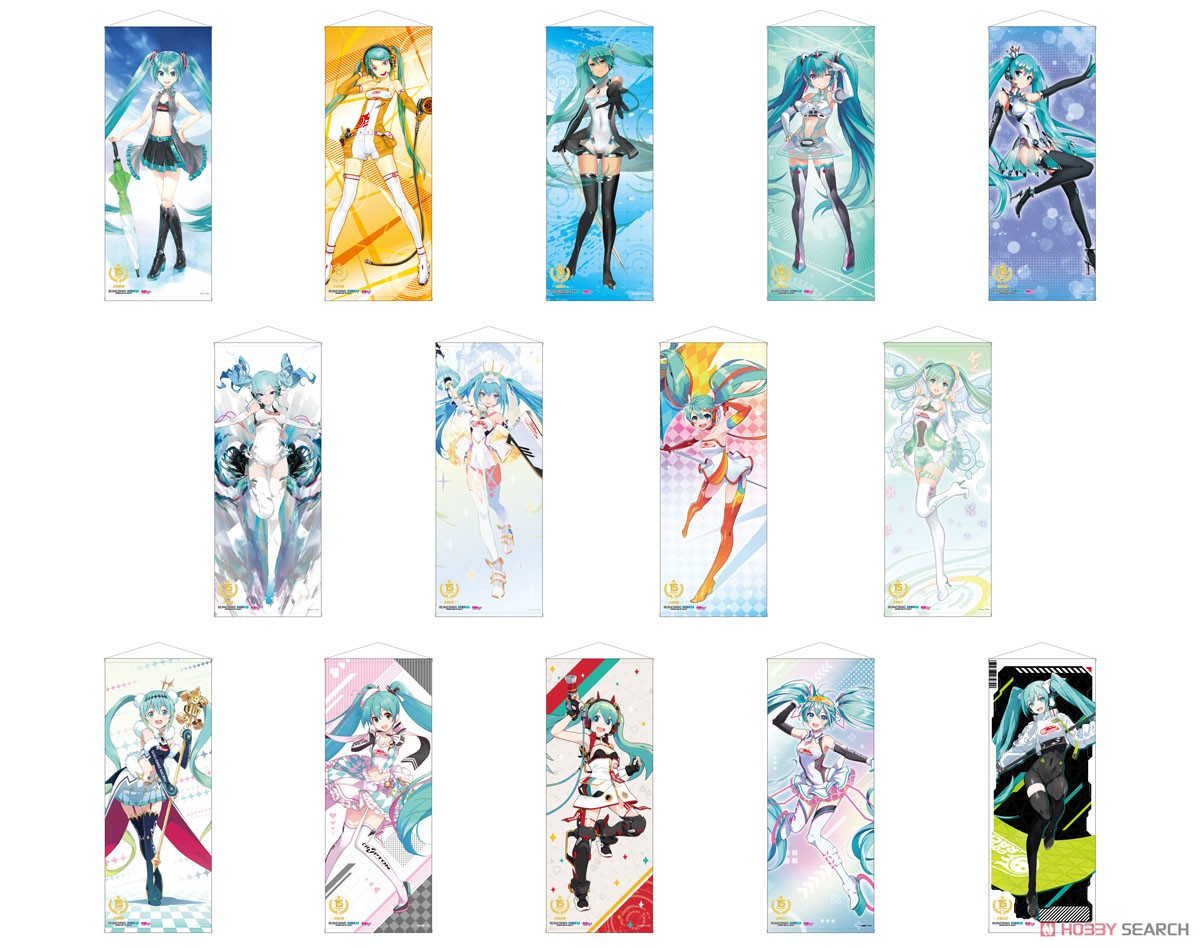 初音ミク GTプロジェクト 15周年記念 等身大タペストリー 2022Ver 初音ミク GTプロジェクト 15周年記念 等身大タペストリー