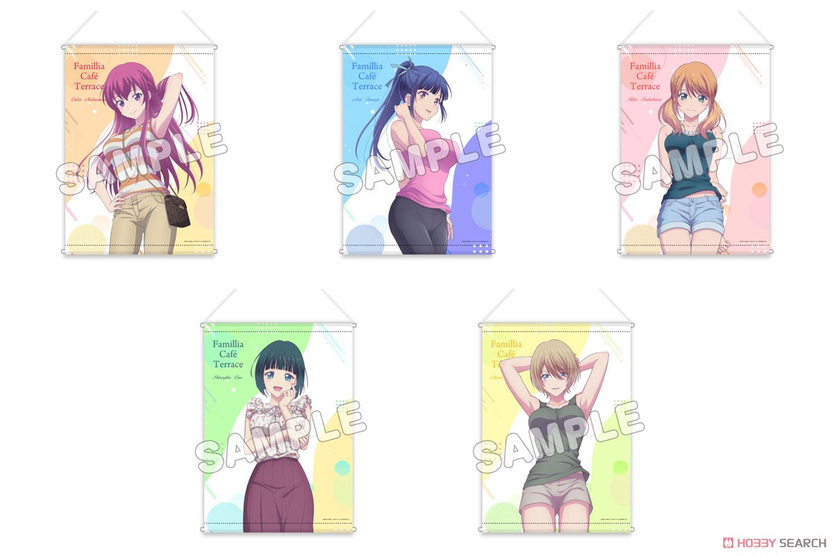 マガジンフェス　女神のカフェテラス　等身大タペストリー　幕澤桜花 女神のカフェテラス 幕澤桜花 等身大タペストリー - メルカリ