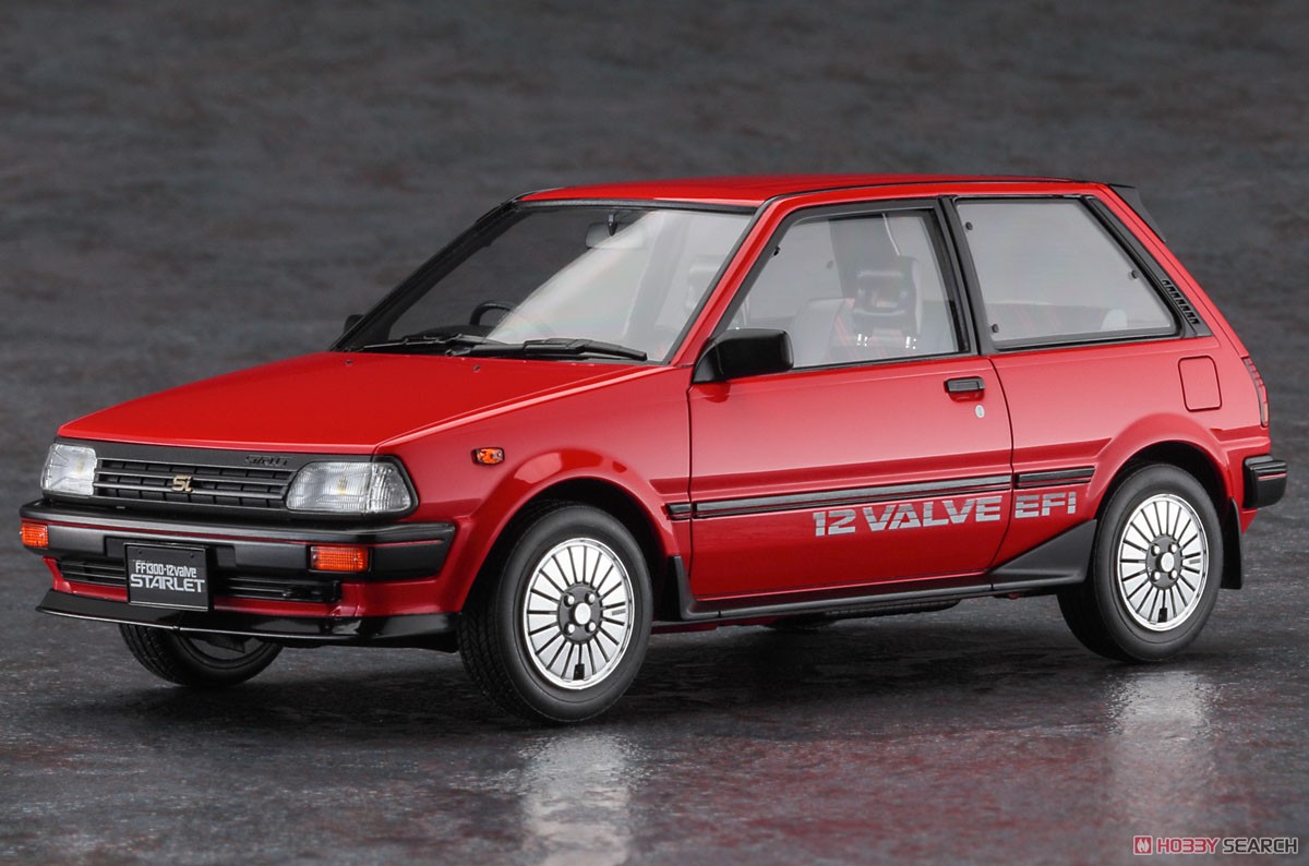 ハイストーリー　トヨタスターレットS Iリミテッド　レッド　ミニカー ハイストーリー 1/43 トヨタ カリーナED 2.0X 1990 レッドマイカ 完成