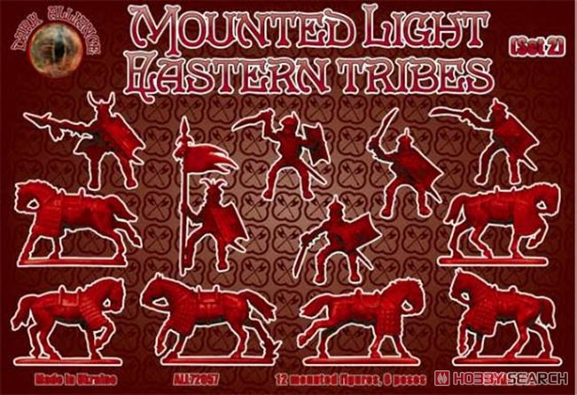 *Bargain Item* Mounted Light Eastern Tribes Set 2 (Set of 12) (Plastic model) パッケージ1