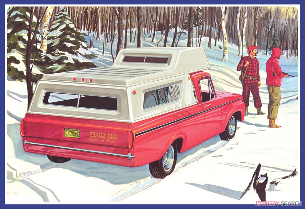 1963 Ford F-100 Style Side Pickup w/Camper Top (Model Car) その他の画像2