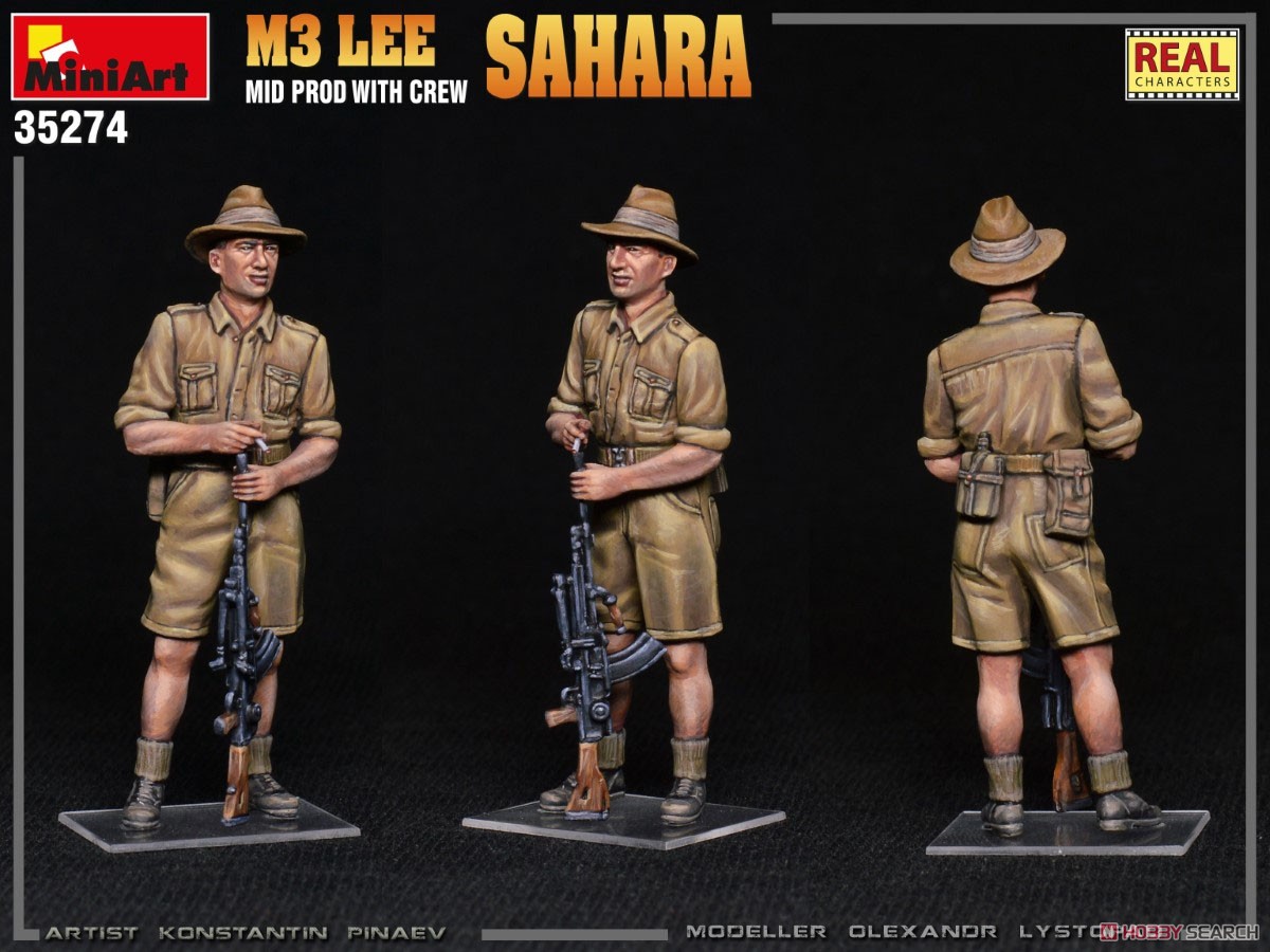 M3リー中期型 サハラ w/クルーフィギュア5体 (プラモデル) 商品画像15 モーダル