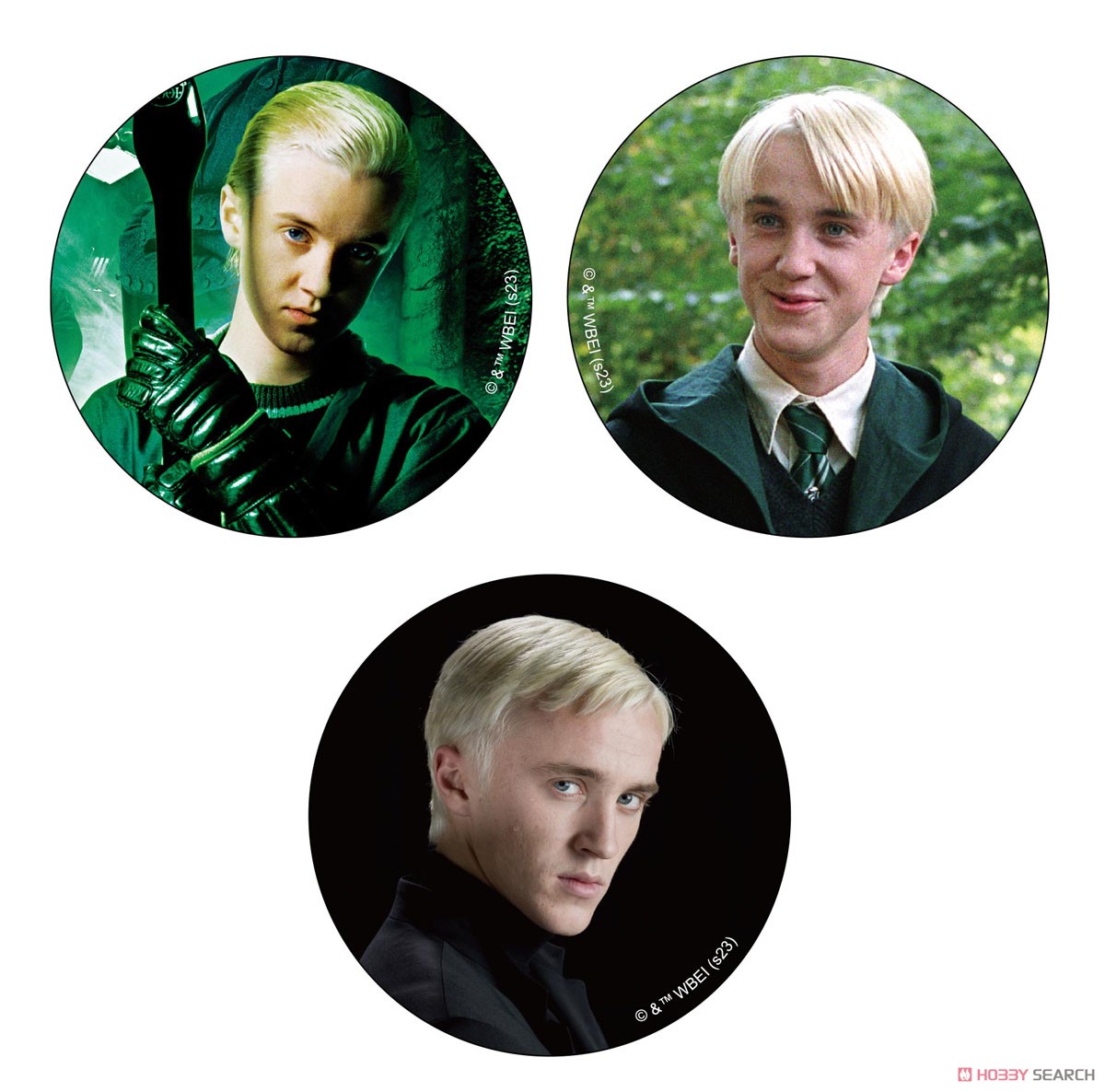 ハリーポッター 缶バッジ Draco Malfoy C(実写) キャラクターグッズ
