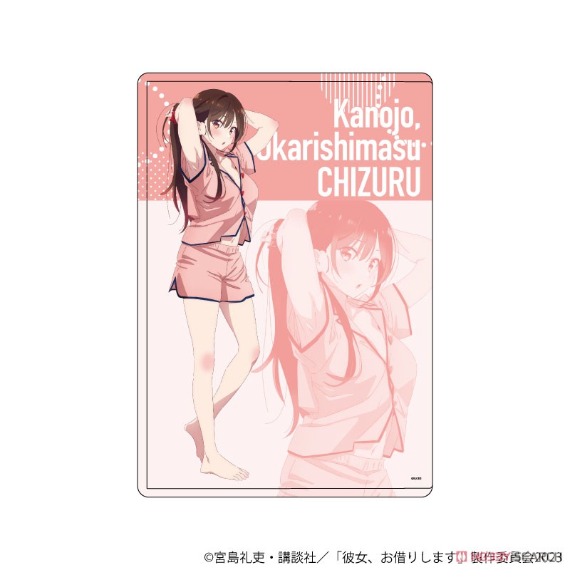 キャラクリアケース 「TVアニメ『彼女、お借りします』」 14 千鶴 へそチラver. (描き下ろしイラスト) (キャラクターグッズ) 商品画像1