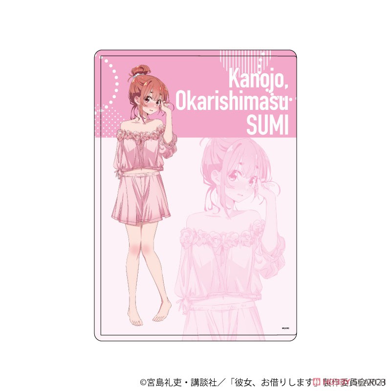 キャラクリアケース 「TVアニメ『彼女、お借りします』」 17 墨 へそチラver. (描き下ろしイラスト) (キャラクターグッズ) 商品画像1