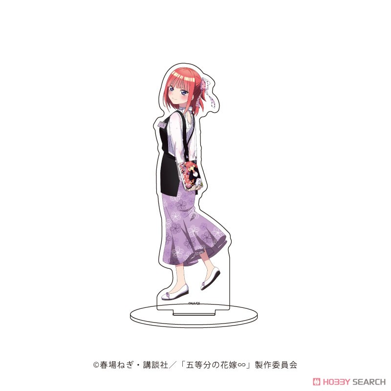 キャラアクリルフィギュア 「五等分の花嫁∽」 07 二乃 書店ver. (描き下ろしイラスト) (キャラクターグッズ) 商品画像1