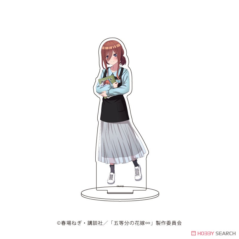 キャラアクリルフィギュア 「五等分の花嫁∽」 08 三玖 書店ver. (描き下ろしイラスト) (キャラクターグッズ) 商品画像1