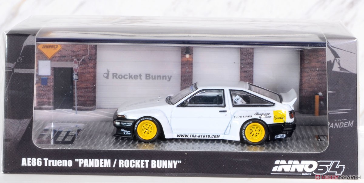 Toyota AE86 スプリンタートレノ Pandem/Rocket Bunny ホワイト (ミニカー) パッケージ1