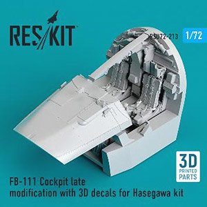 FB-111 (後期) コックピット w/3D内装デカール (ハセガワ用) (プラモデル)