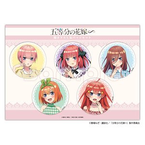 五等分の花嫁∽ 缶バッジセット (キャラクターグッズ)